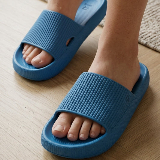 Ocean Blue – Ultra-Soft Everyday Slides